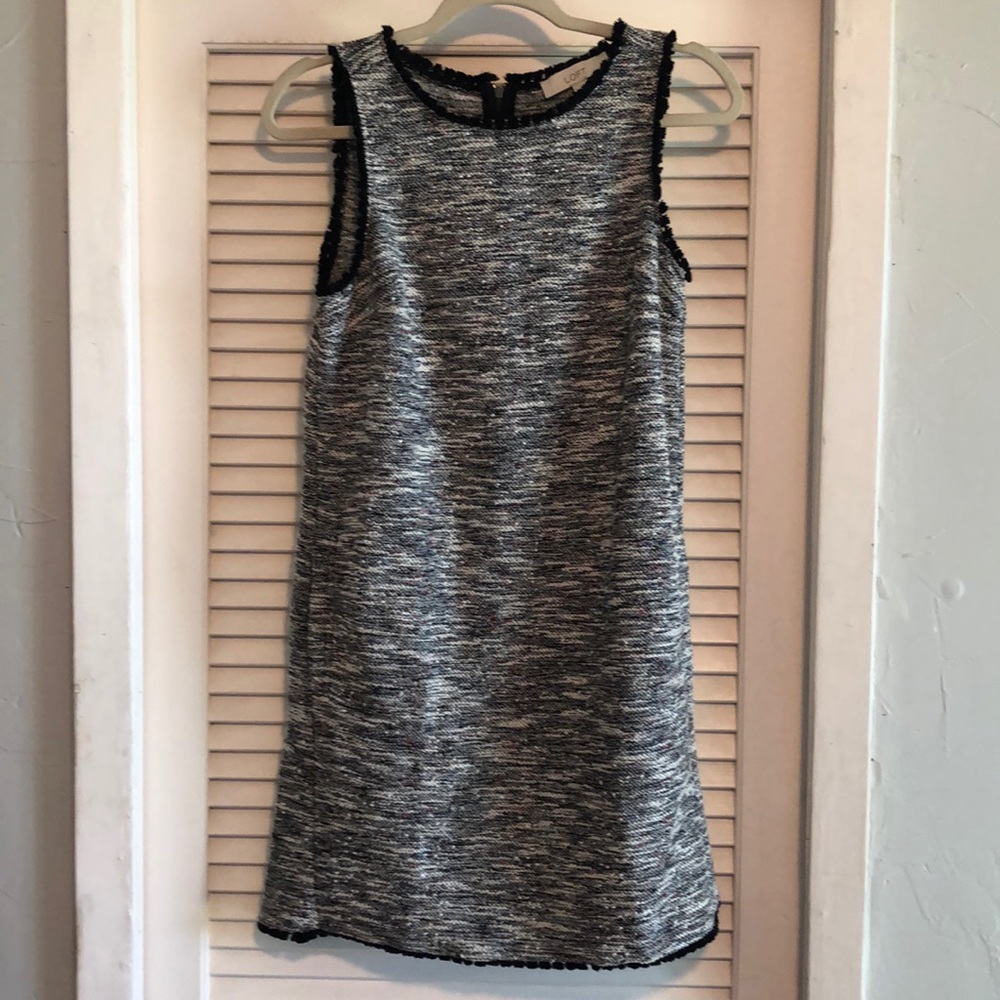 Loft tweed shift dress